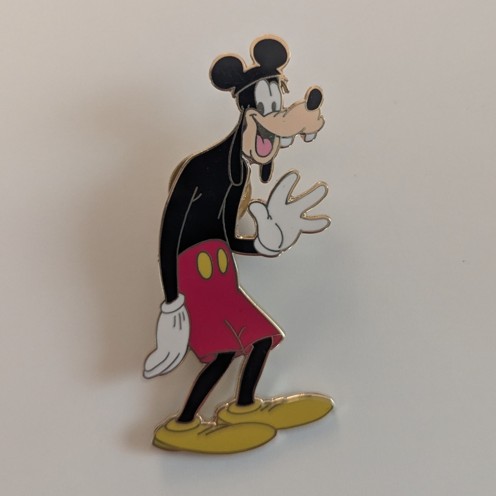 Disney Goofy Wearing Mickey Ears Enamel Pin